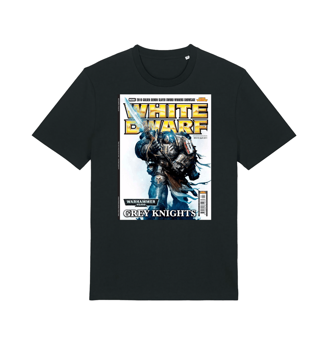 Black Printed T-shirt Front